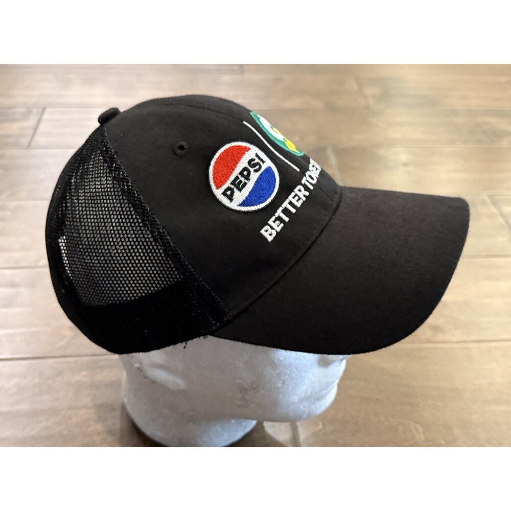 Subway Pepsi Better Together Mens Black Adjustable SnapBack Hat Baseball Cap - Picture 5 of 8